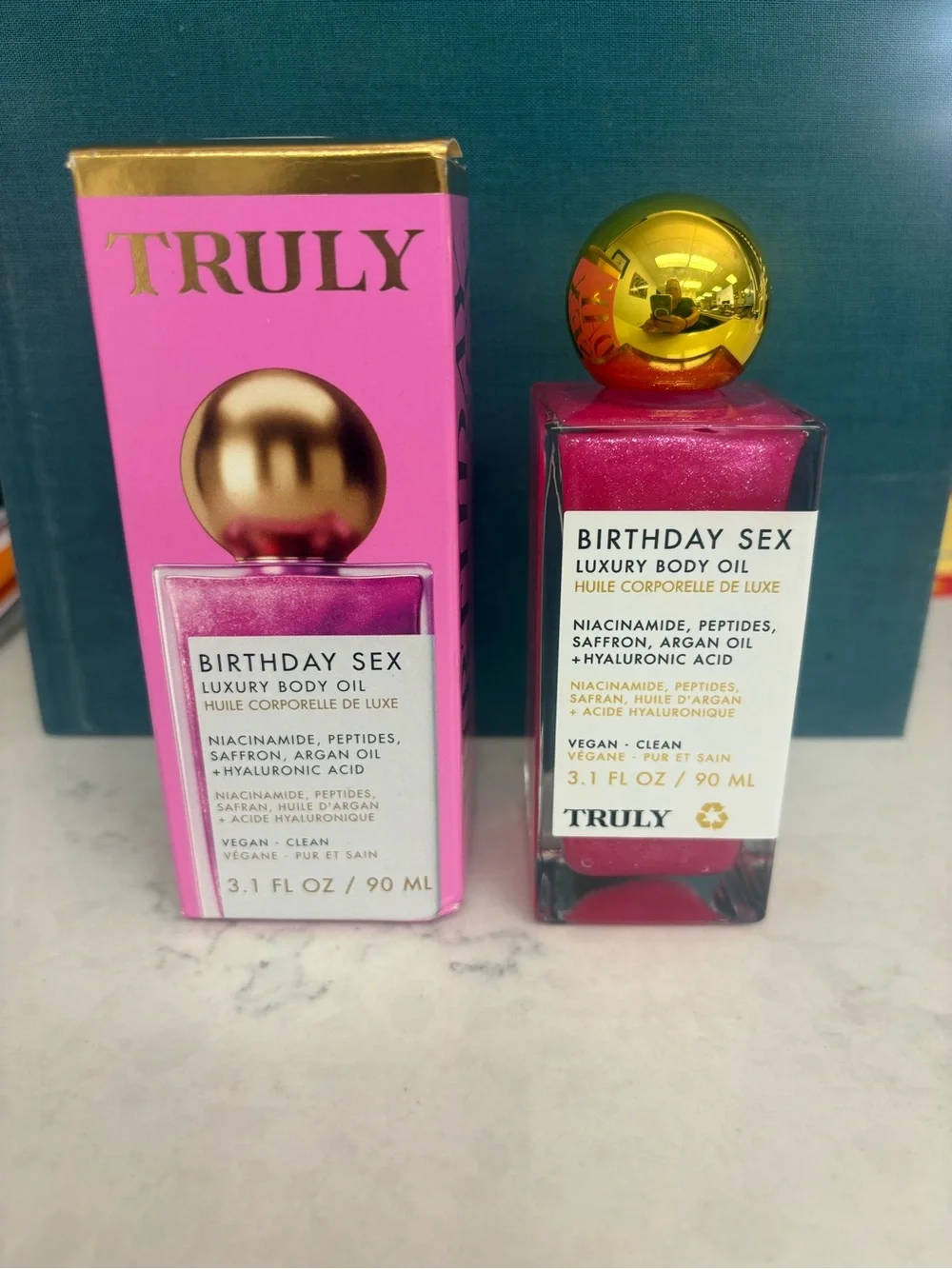TRULY Luxury Body Oil - Pink & Gold Packaging